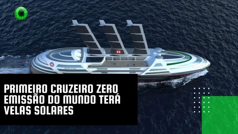 Primeiro cruzeiro zero emissão do mundo terá velas solares