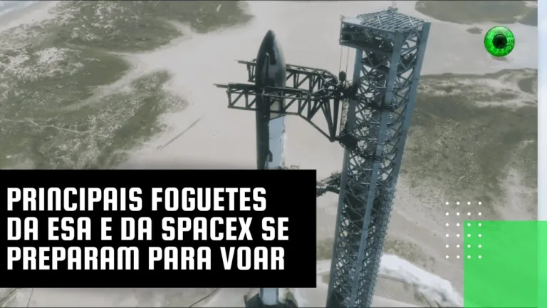 Principais foguetes da ESA e da SpaceX se preparam para voar