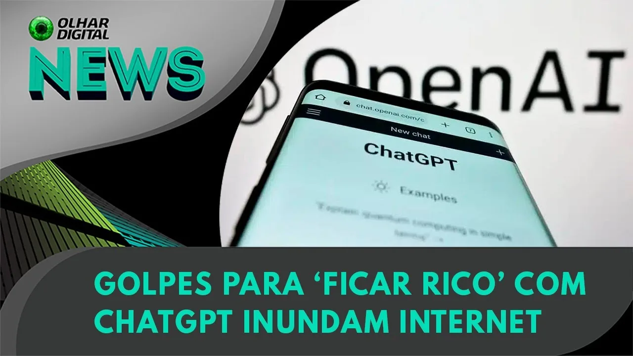 Ao Vivo | Golpes para ‘ficar rico’ com ChatGPT inundam internet | 19/05/2023 | #OlharDigital