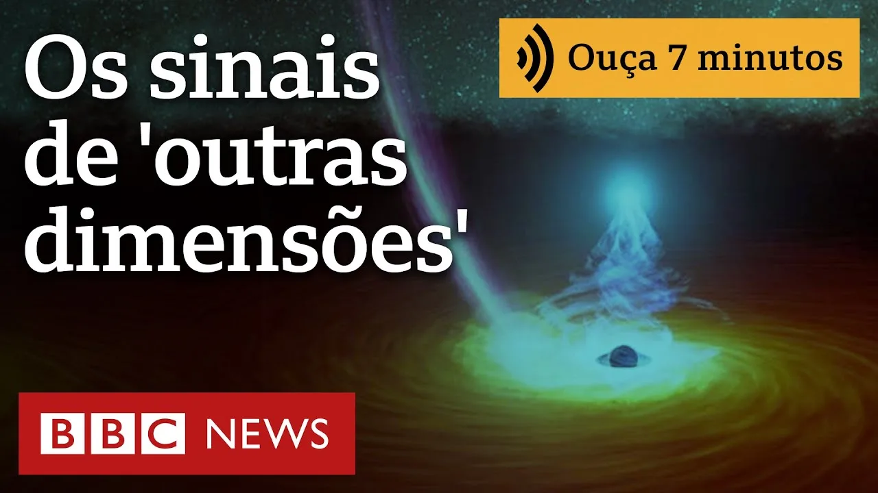 Os sinais de 'outras dimensões' no material expelido pelos buracos negros