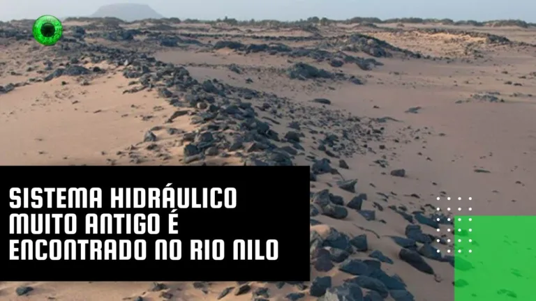 Sistema hidráulico muito antigo é encontrado no Rio Nilo