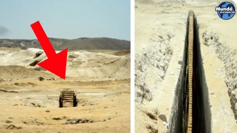 Estas escadas misteriosas no deserto do Egito levam ao chão! Afinal, o que tem lá embaixo?