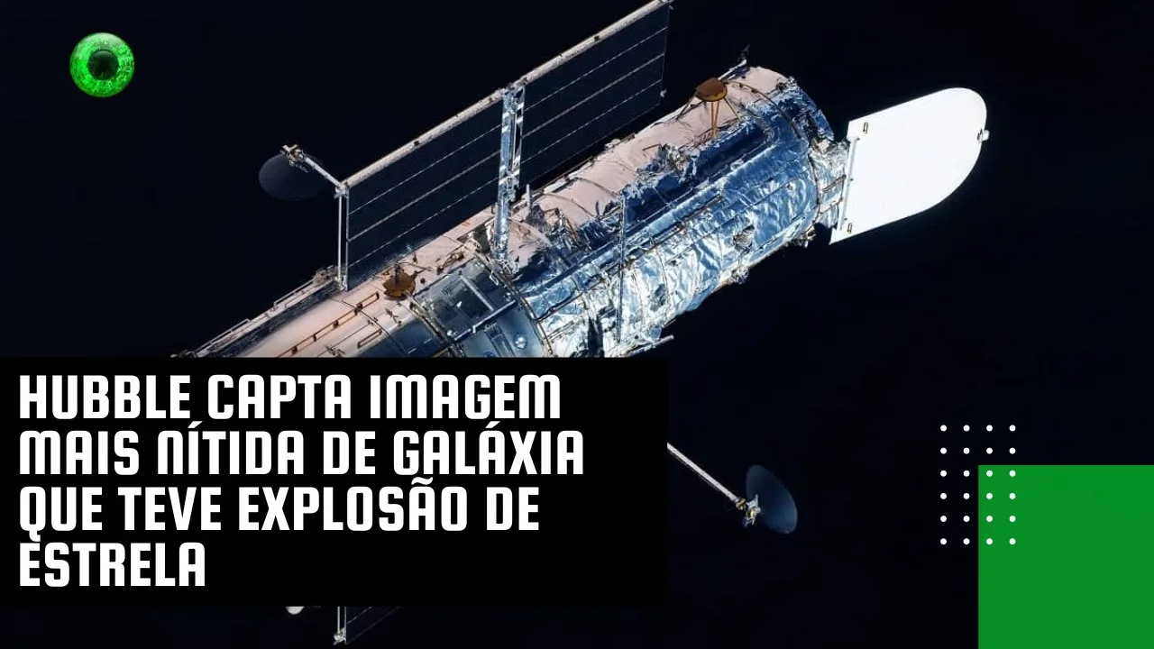 Hubble capta imagem mais nítida de galáxia que teve explosão de estrela