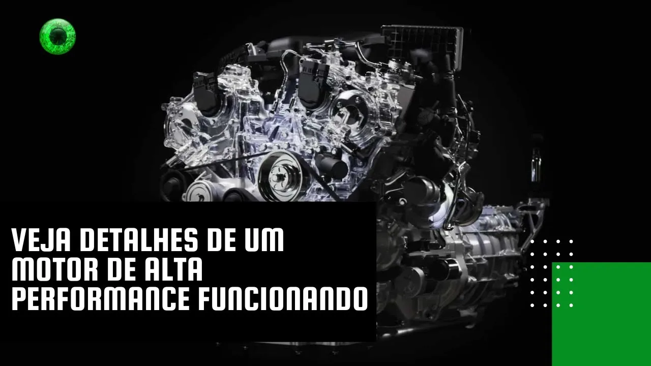 Veja detalhes de um motor de alta performance funcionando