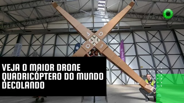 Veja o maior drone quadricóptero do mundo decolando