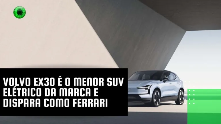 Volvo EX30 é o menor SUV elétrico da marca e dispara como Ferrari