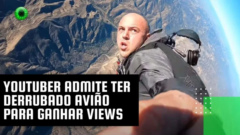 Youtuber admite ter derrubado avião para ganhar views