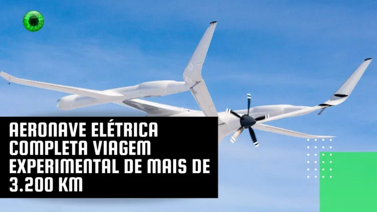 Aeronave elétrica completa viagem experimental de mais de 3.200 km