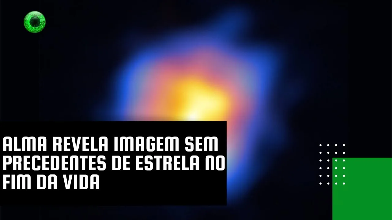 ALMA revela imagem sem precedentes de estrela no fim da vida