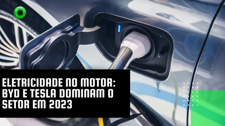 Eletricidade no motor: BYD e Tesla dominam o setor em 2023