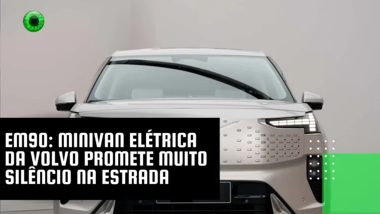 EM90: minivan elétrica da Volvo promete muito silêncio na estrada