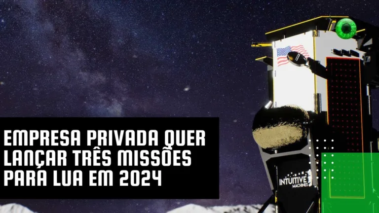 Empresa privada quer lançar três missões para Lua em 2024