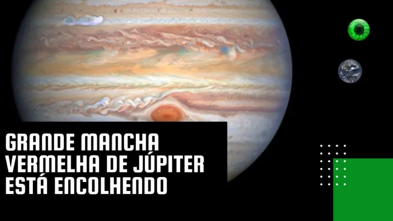 Grande Mancha Vermelha de Júpiter está encolhendo