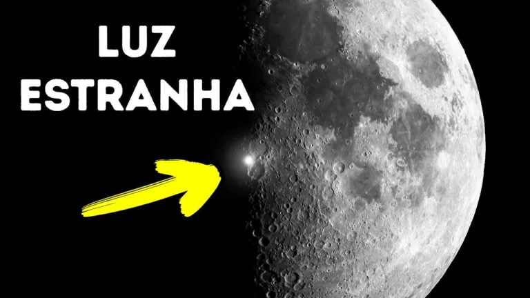 Há uma luz misteriosa na lua