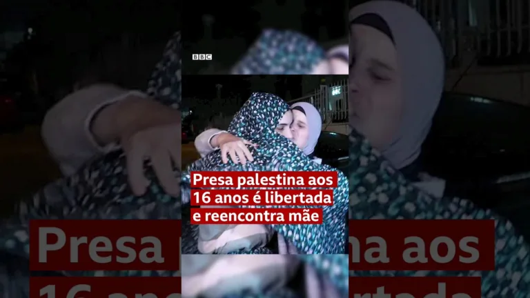 Palestina presa por Israel aos 16 anos reencontra família após 8 anos #shorts