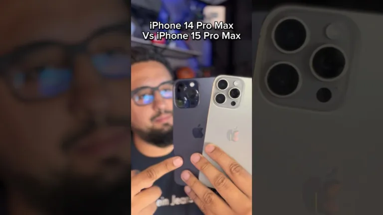 iPhone 15 Pro Max vs 14 Pro Max