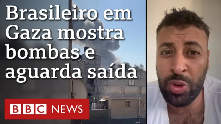 O brasileiro que foi visitar Gaza com a família e agora luta para deixar região