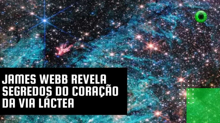 James Webb revela segredos do coração da Via Láctea