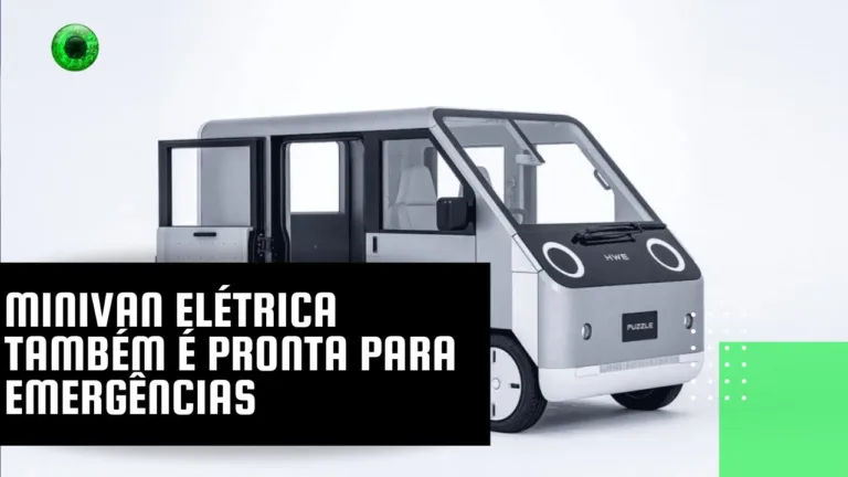 Minivan elétrica também é pronta para emergências