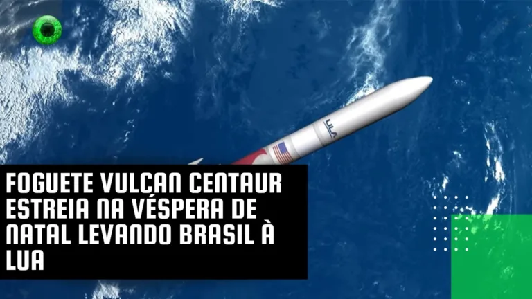 Foguete Vulcan Centaur estreia na véspera de Natal levando Brasil à Lua