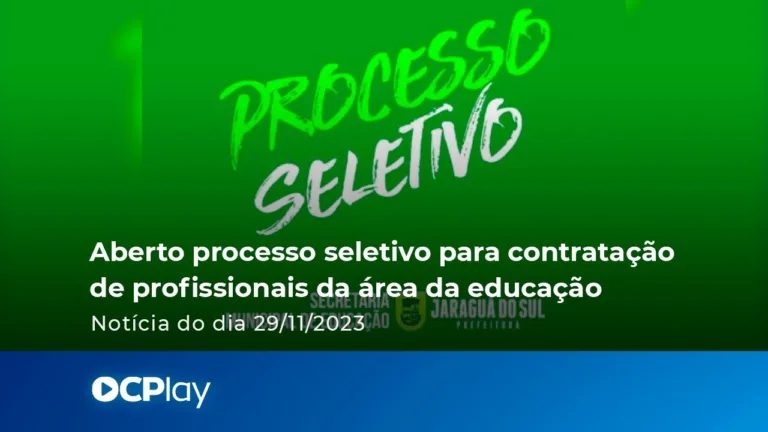 Aberto processo seletivo para contratação de profissionais da área da educação