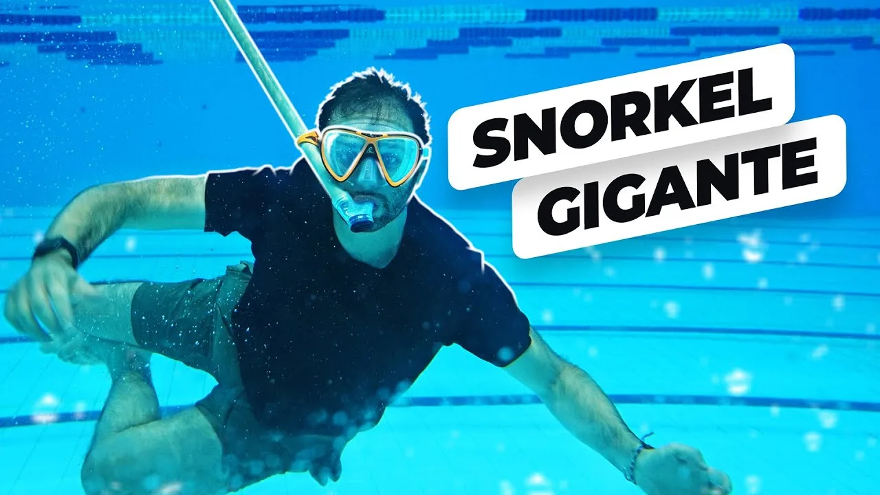 SNORKEL GIGANTE: FUNCIONA? Nós testamos!