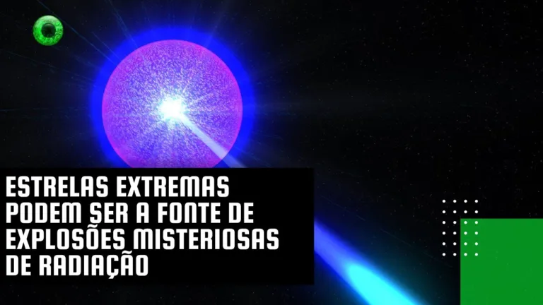 Estrelas extremas podem ser a fonte de explosões misteriosas de radiação