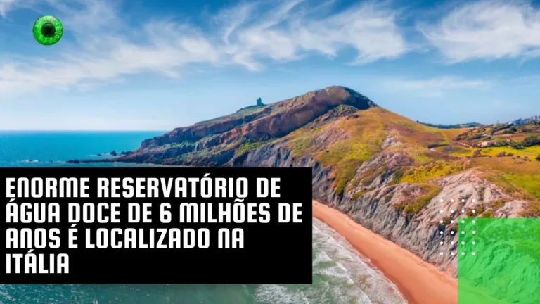 Enorme reservatório de água doce de 6 milhões de anos é localizado na Itália