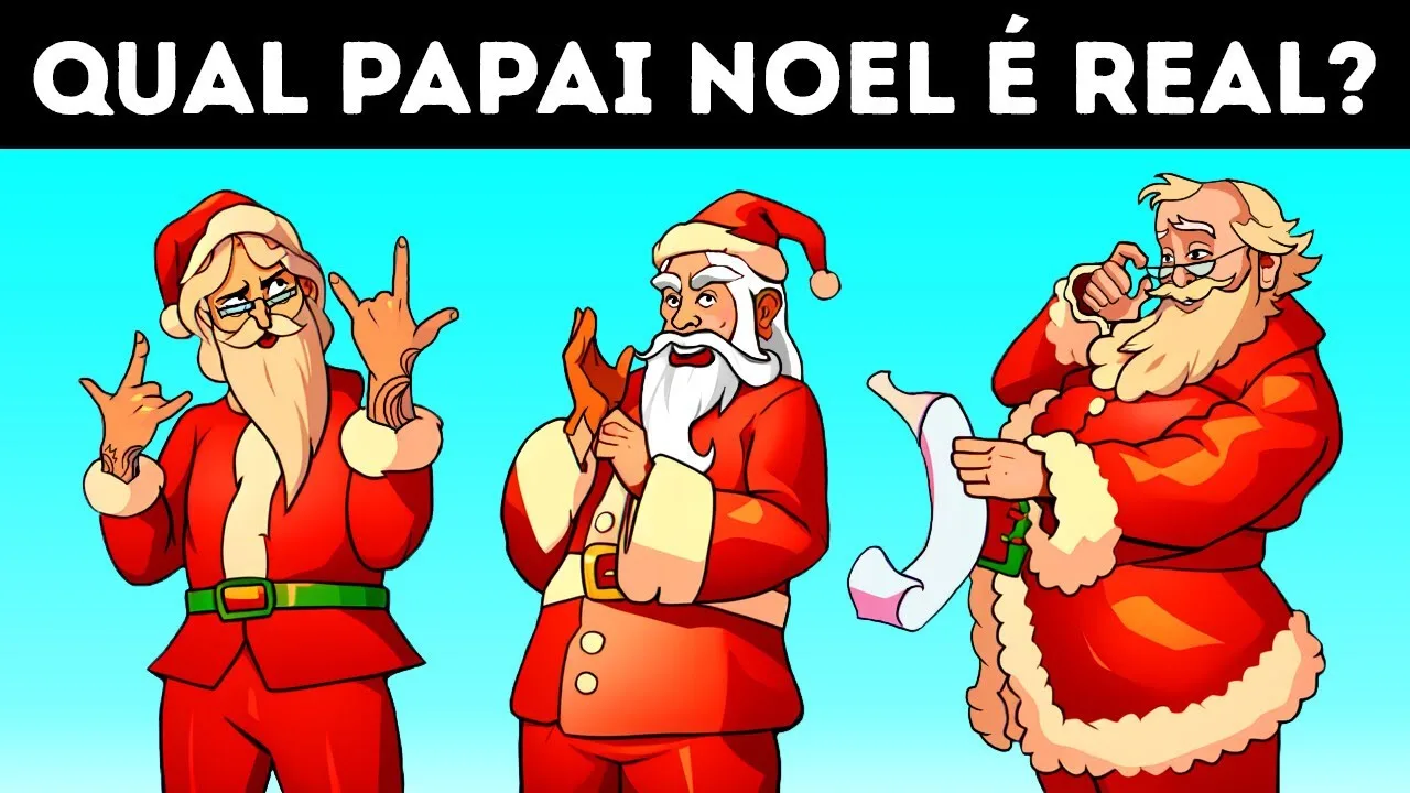 20 Enigmas que farão seu cérebro dize Ho-Ho-Ho