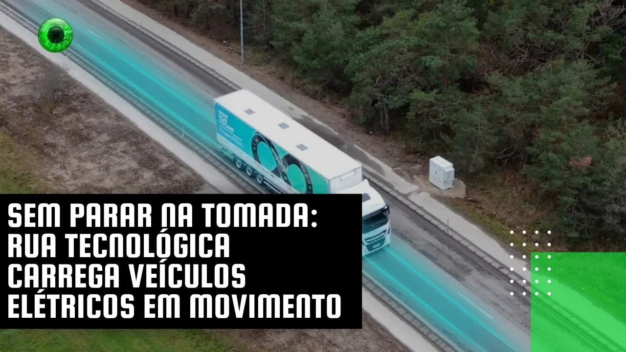 Sem parar na tomada: rua tecnológica carrega veículos elétricos em movimento