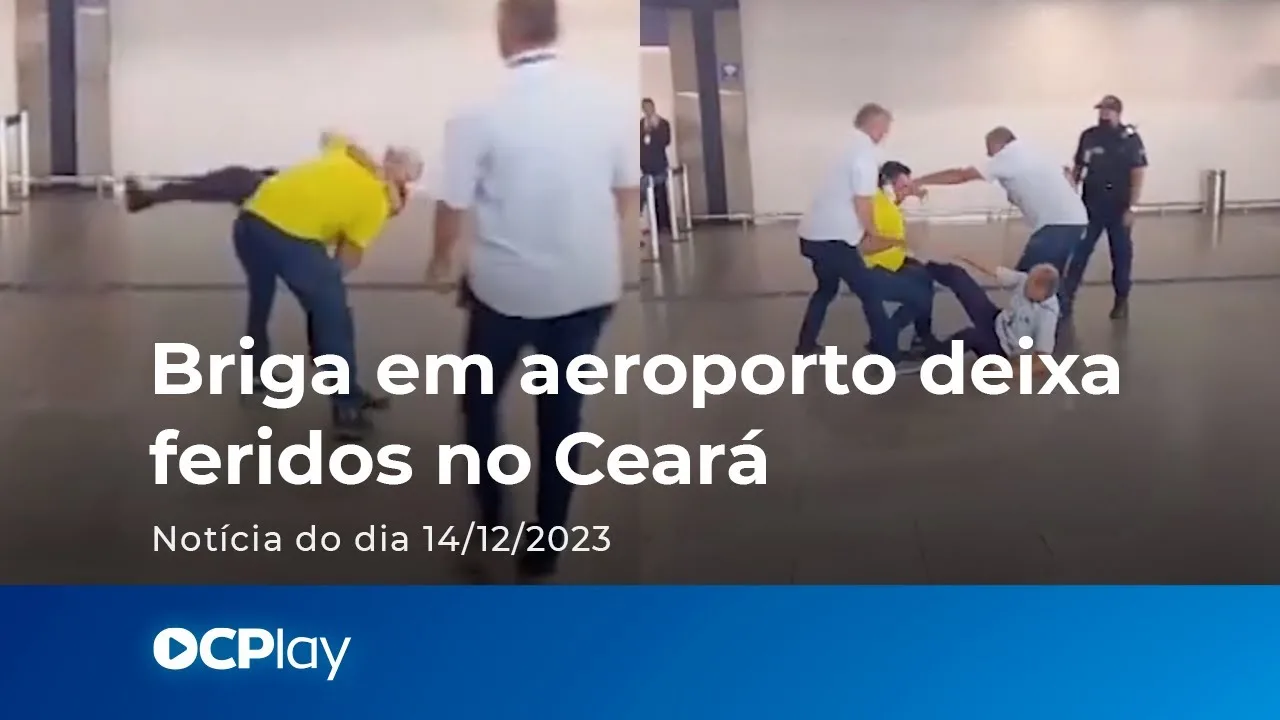 Briga em aeroporto deixa feridos no Ceará