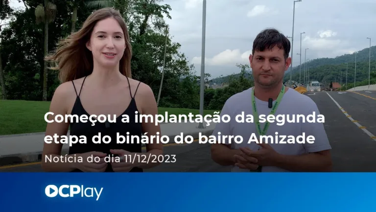 Começou a implantação da segunda etapa do binário do bairro Amizade