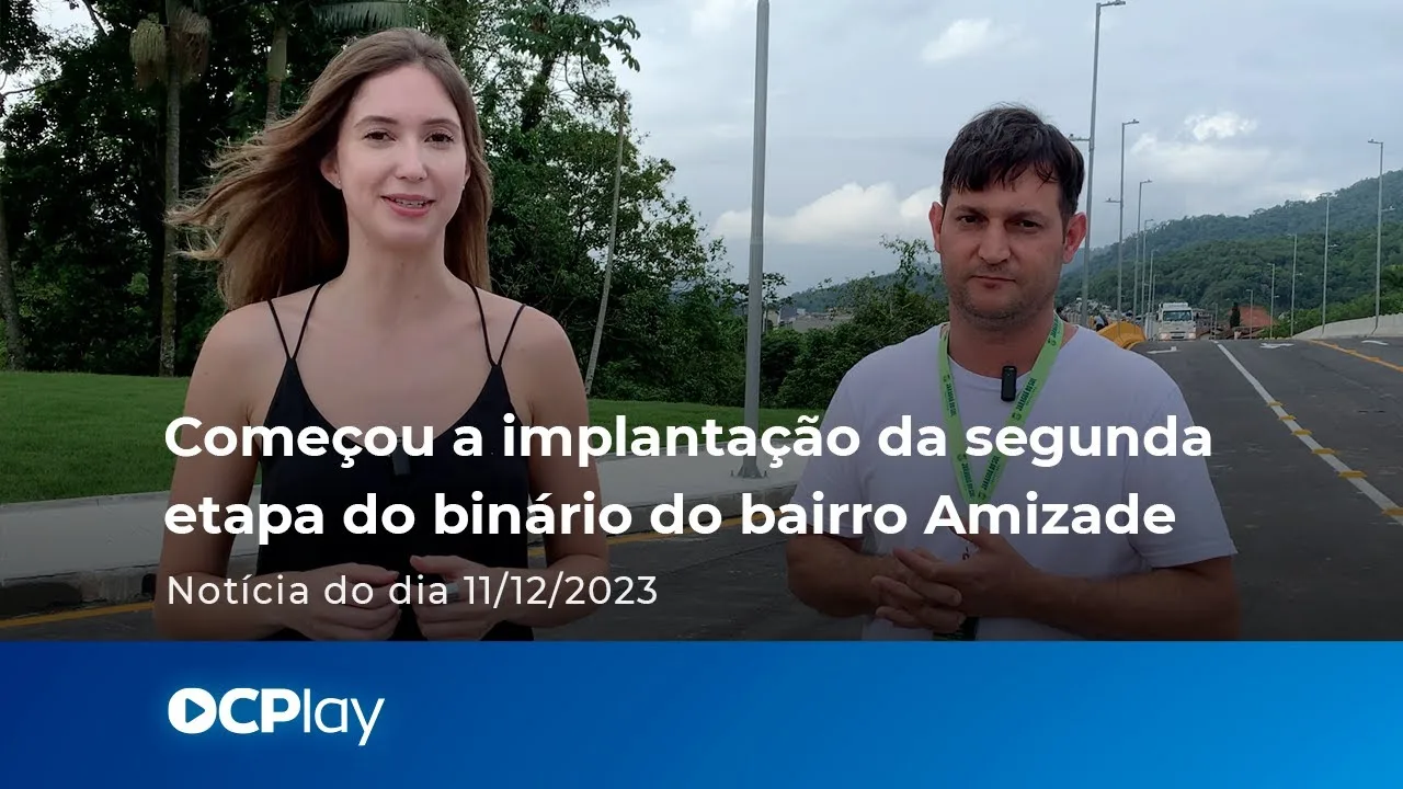 Começou a implantação da segunda etapa do binário do bairro Amizade