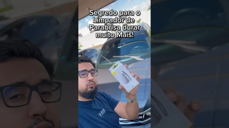 Como fazer limpador de parabrisa do carro durar mais