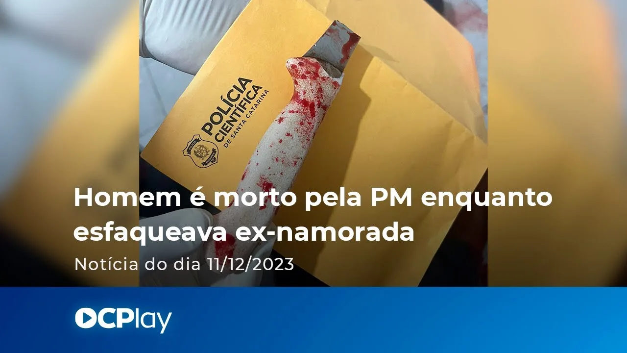 Homem é morto pela PM enquanto esfaqueava ex-namorada