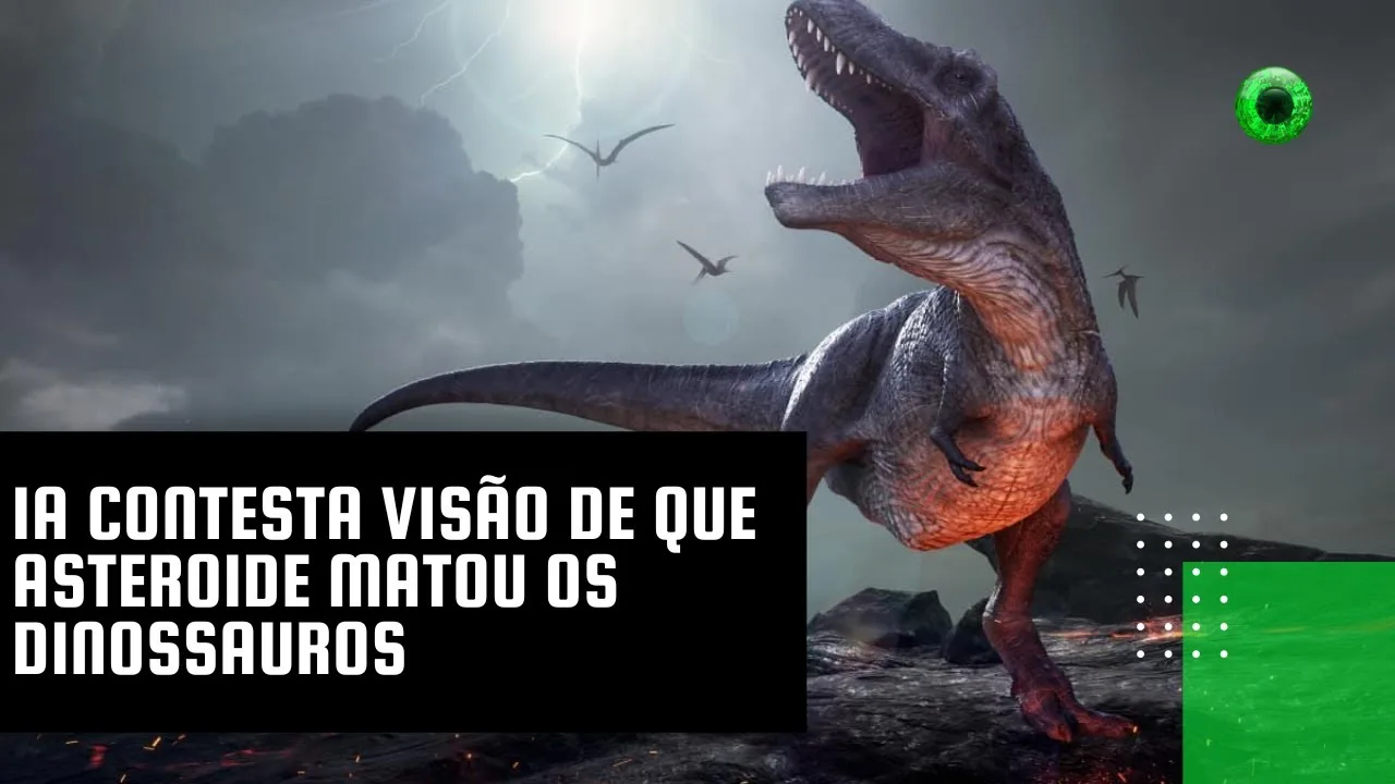 IA contesta visão de que asteroide matou os dinossauros