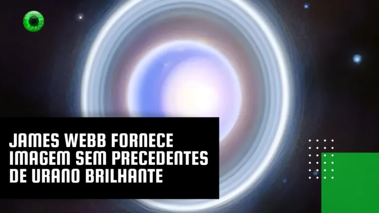 James Webb fornece imagem sem precedentes de Urano brilhante