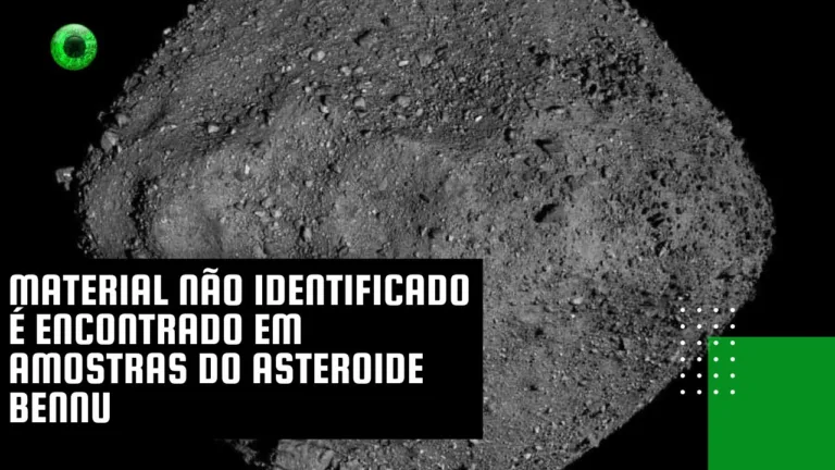 Material não identificado é encontrado em amostras do asteroide Bennu