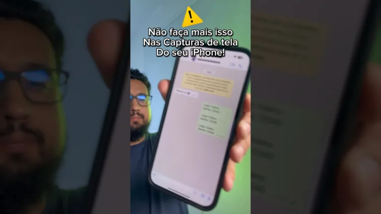 Não faça isso ao capturar telas no iPhone