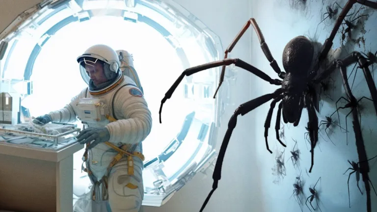 O que acontece se você enviar duas aranhas para o espaço?