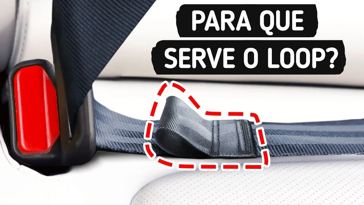 Laço oculto em um cinto de segurança e outros detalhes que você nunca notou