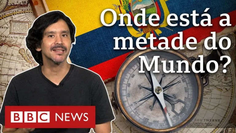 Onde está a metade do mundo, a linha do Equador?