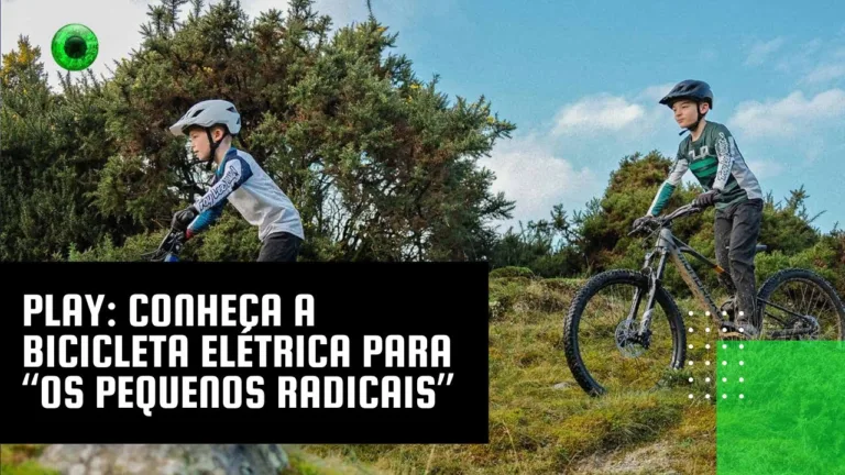 Play: conheça a bicicleta elétrica para “os pequenos radicais”