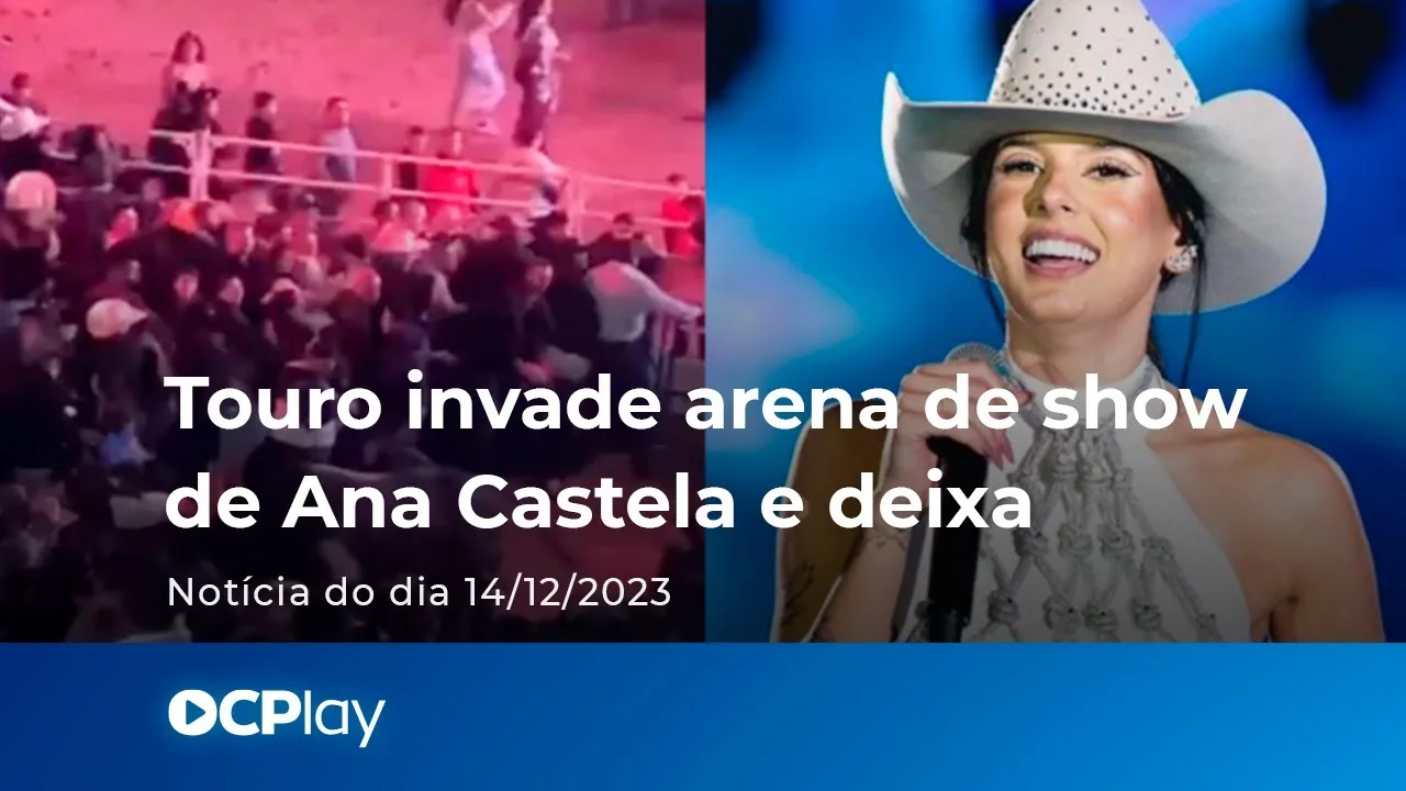 Touro invade arena de show de Ana Castela e deixa feridos