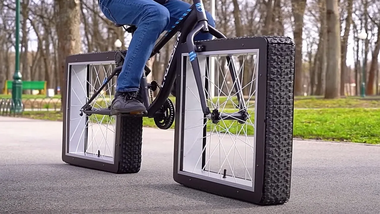 Uma Bicicleta de Rodas Quadradas e Outras Ideias Malucas que Deram Certo