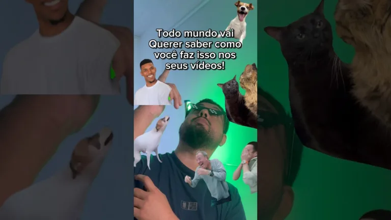 Como colocar memes fundo verde no seus vídeos