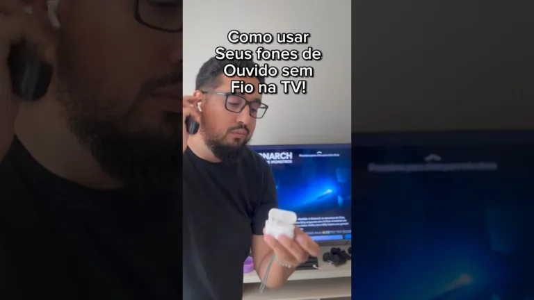 Como conectar seu fone de ouvido sem fio na televisão