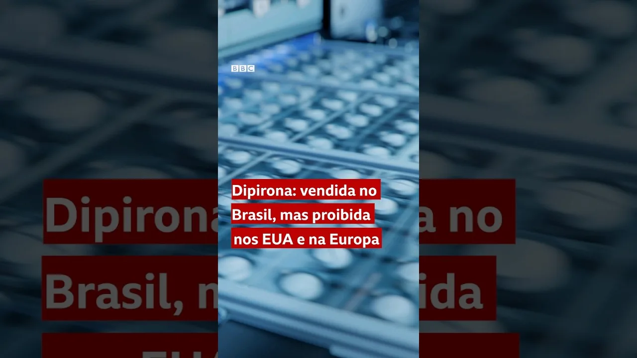 Por que a dipirona é vendida no Brasil, mas proibida em vários lugares? #shorts