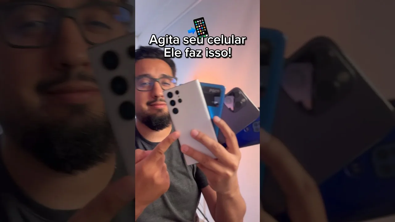 Experimenta agitar seu celular