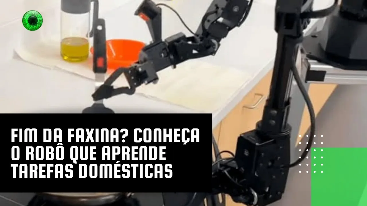Fim da faxina? Conheça o robô que aprende tarefas domésticas